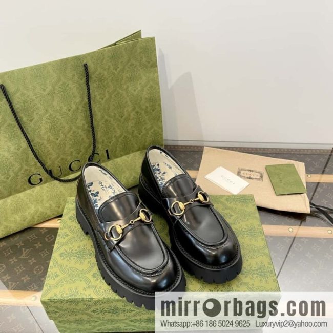 GUCCI Gucci Classic Little Bee Platform Loafers