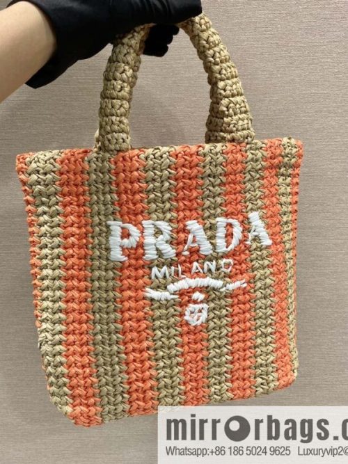 PRADA fiber tote bag 👏 1BG422 small color matching