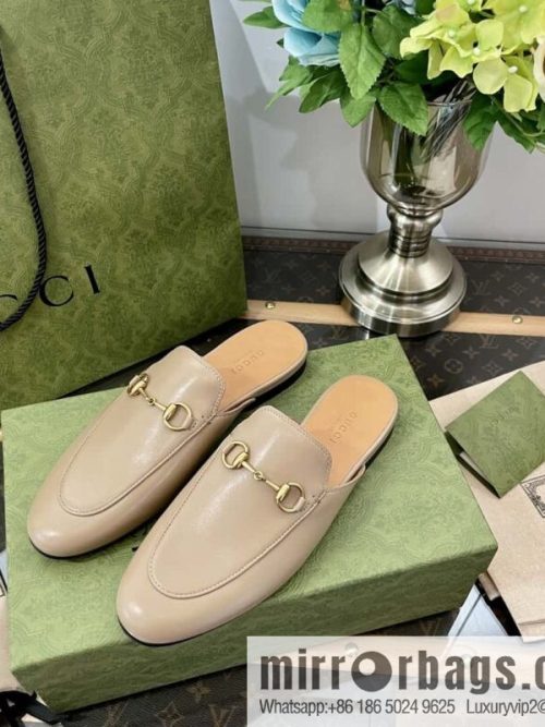 GUCCI horse buckle muller shoes half tray shoes