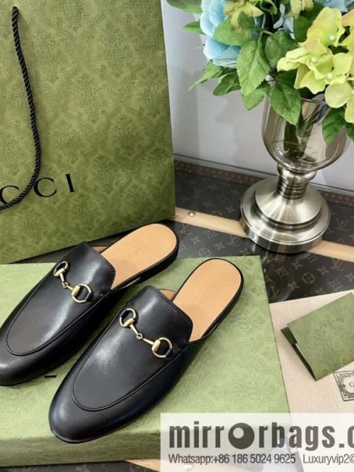 GUCCI horse buckle muller shoes half tray shoes