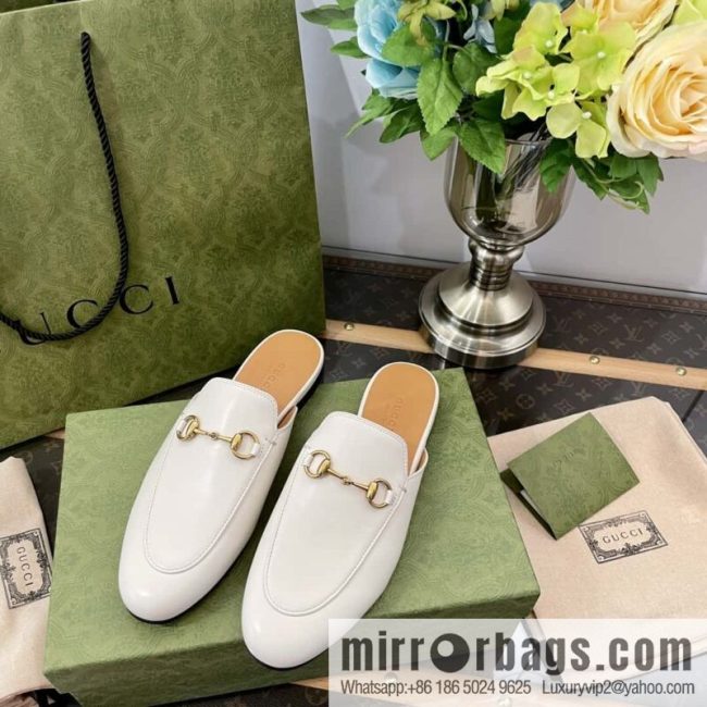 GUCCI horse buckle muller shoes half tray shoes