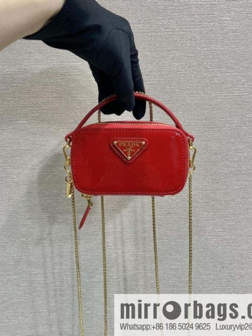 PRADA 🎉 mini small oblique span bag 🎉 1NR025 mini 🎉🎉 red
