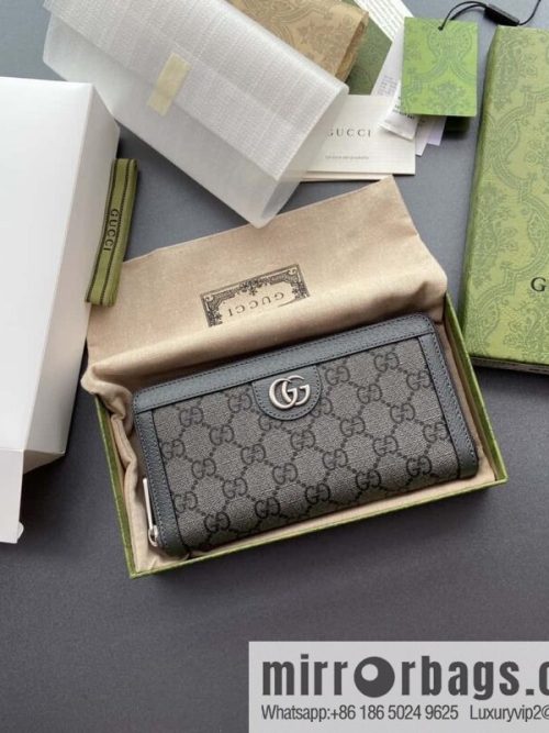 GUCCI G Ophida series full zipper wallet 706844