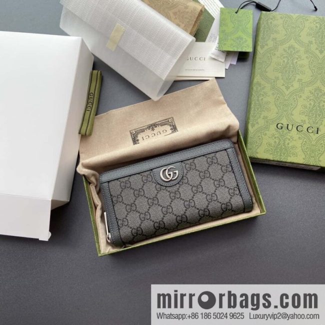 GUCCI G Ophida series full zipper wallet 706844