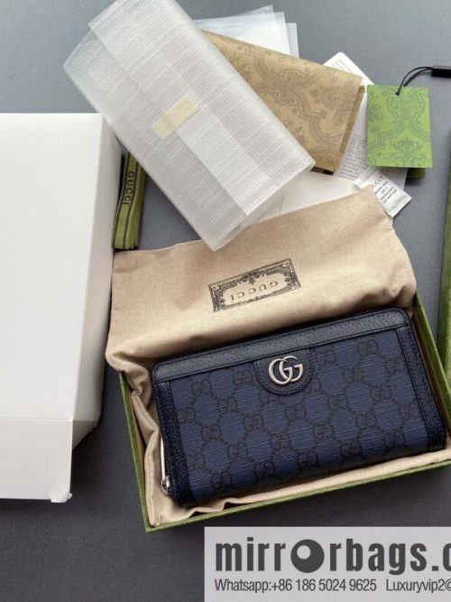 GUCCI G Ophida series full zipper wallet 706844