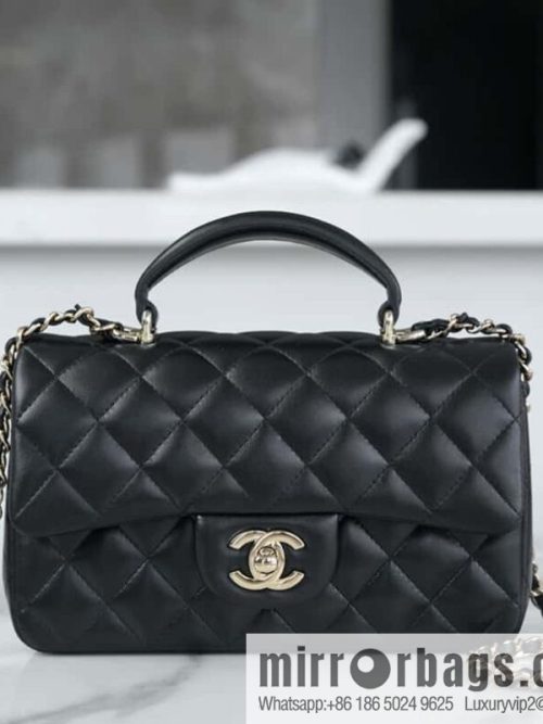 CHANEL 23P handle cfmini black 🖤 AS2431