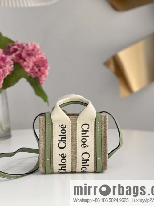 Chloe Nano - Super mini bag 14CM avocado green