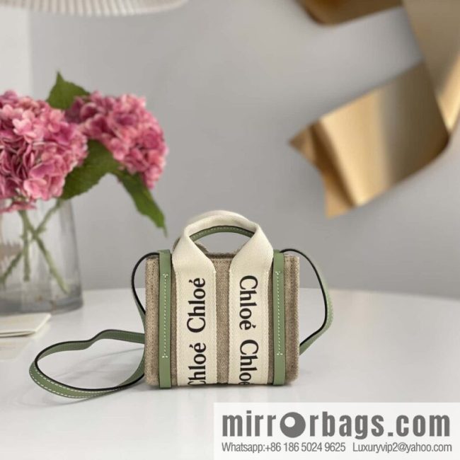 Chloe Nano - Super mini bag 14CM avocado green