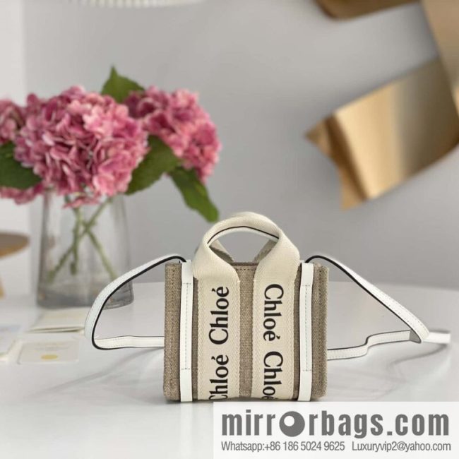 Chloe Nano - Super mini bag 14CM white