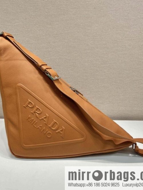 PRADA 👏 full leather big triangle bag 👏 2VY007 new color👍👍