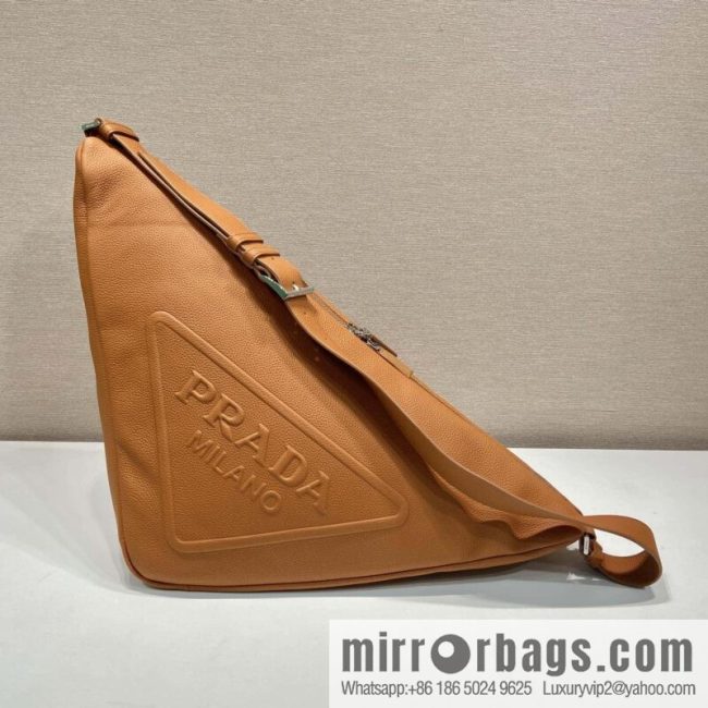 PRADA 👏 full leather big triangle bag 👏 2VY007 new color👍👍