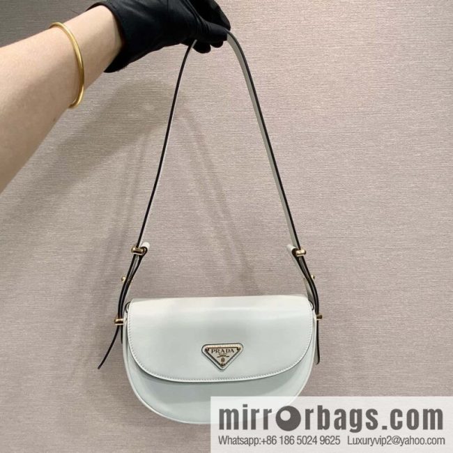 PRADA 🎉 new 🎉 1BD365 double shoulder strap 👏👏 white