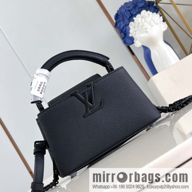 LV M23955 CAPUCINES EAST WEST mini handbag