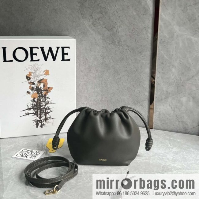 LOEWE new small purse lucky bag 0805 khaki green 23CM