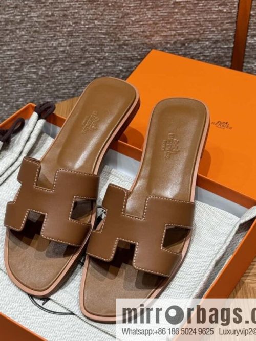 Hermès H slippers