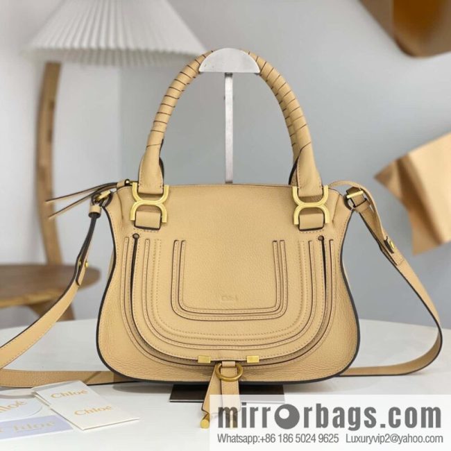 CHLOE marcie medium, milk tea color