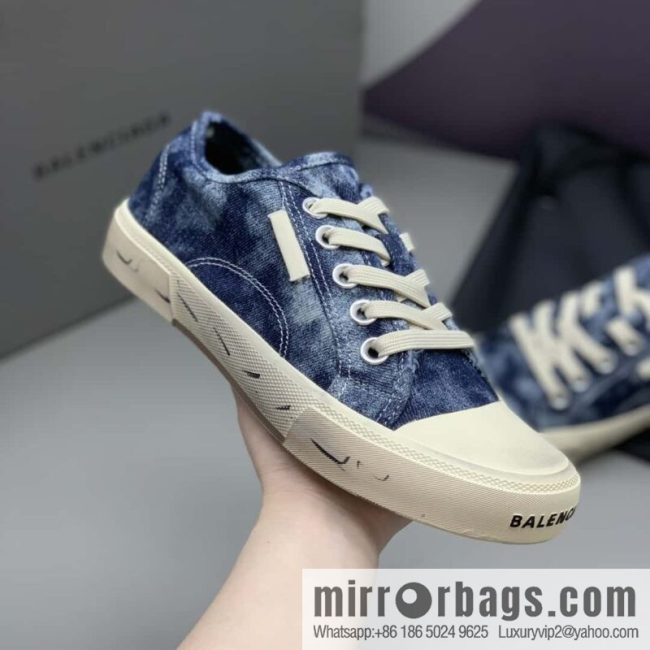 BALENCIAGA Balenciaga ✨ Paris Couple Canvas Shoes