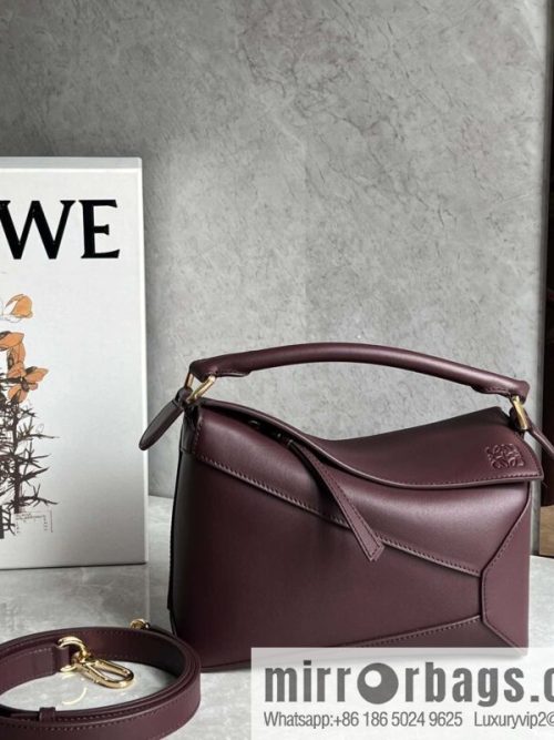 LOEWE latest practice puzzle deep jujube 0681