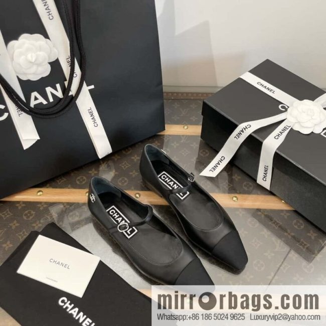 CHANEL Xiaoxiang Spring and summer diagonal head Mary Jane, single shoes