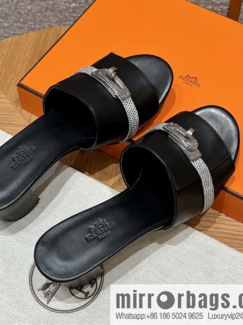 Hermes Kelly Buckle Lizard 🦎 Strap High Heel