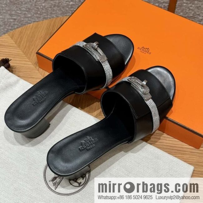 Hermes Kelly Buckle Lizard 🦎 Strap High Heel