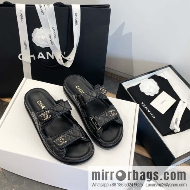 CHANEL Xiaoxiang The latest Velcro, slippers