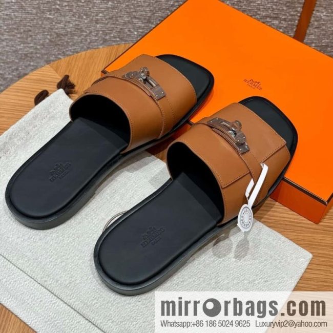 Hermès Kelly Men\'s Slippers