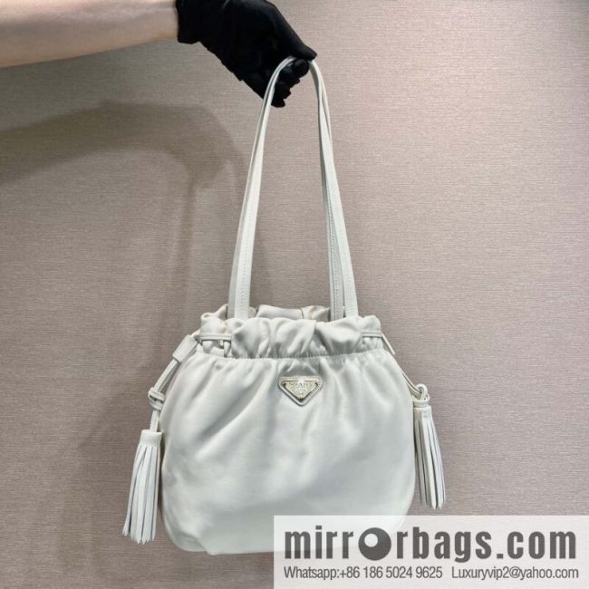 PRADA 🎉 new lucky bag 🎉 1BG541 small sheepskin 🎉🎉 white