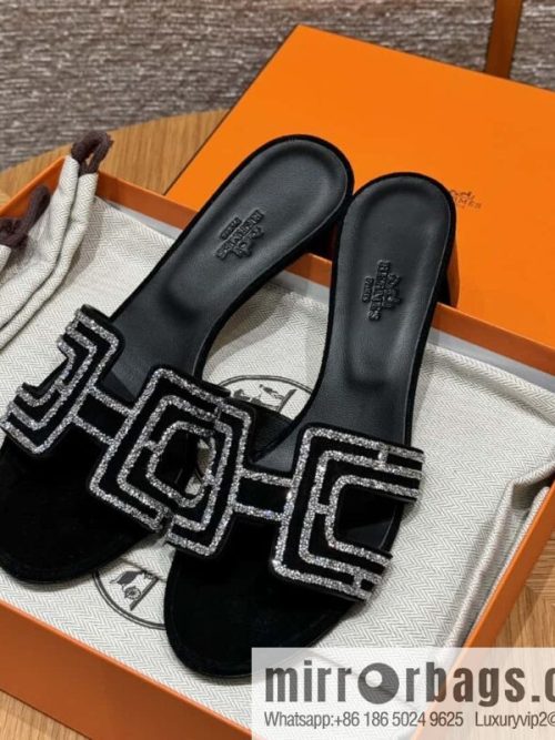 Hermès 2022 spring and summer new product H brand high-heeled diamond surface model