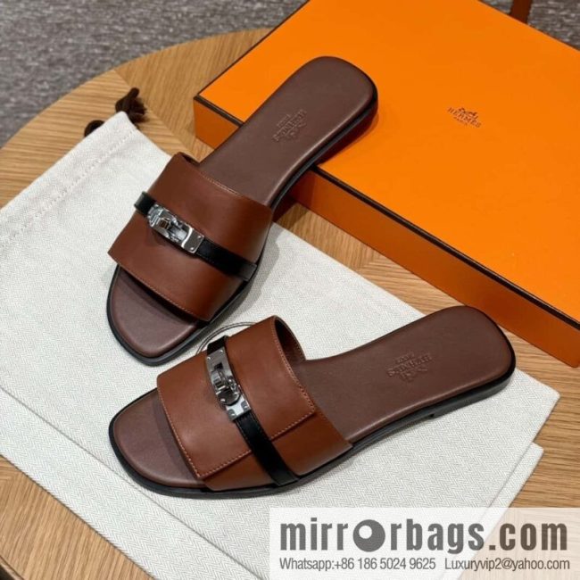 Hermès 183Kelly tow sandals Gigi50
