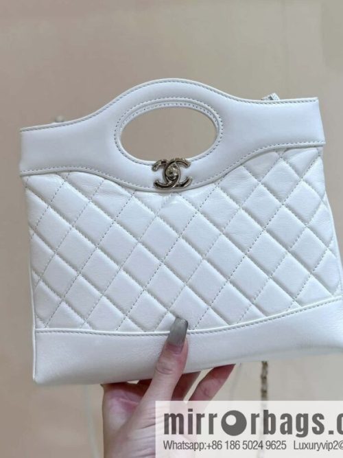 CHANEL 24S mini 31bag sheepskin AS4133 white