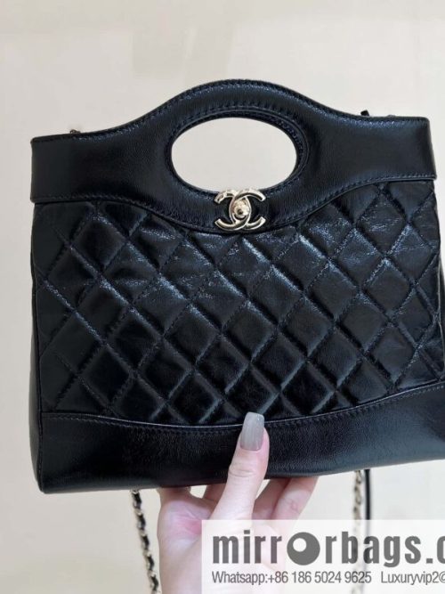 CHANEL 24S mini 31bag sheepskin AS4133 black