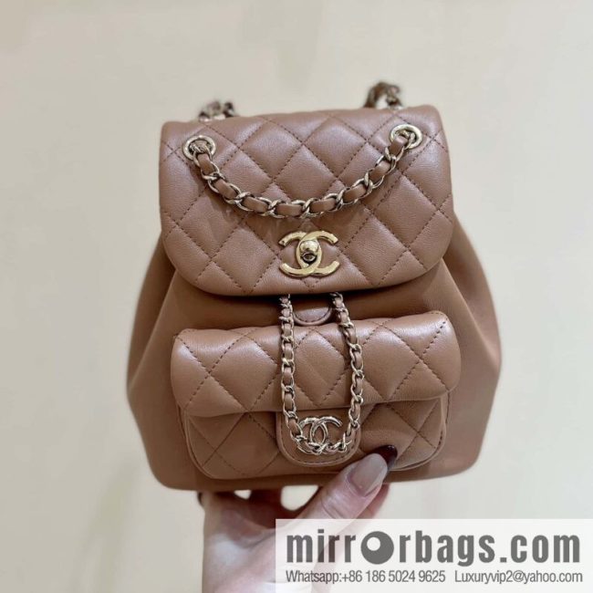 CHANEL classic ten thousand years duma backpack AS2908