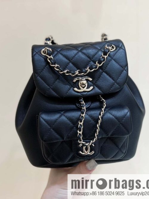 CHANEL classic ten thousand years duma small backpack AS2908 black