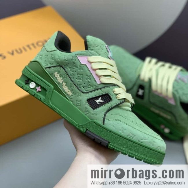 LV 📷 couple sports and leisure shoes
