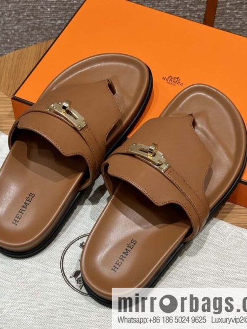 Hermès 258 Empire Leg, Plain Weave/swift Gold Brown/37/Gold