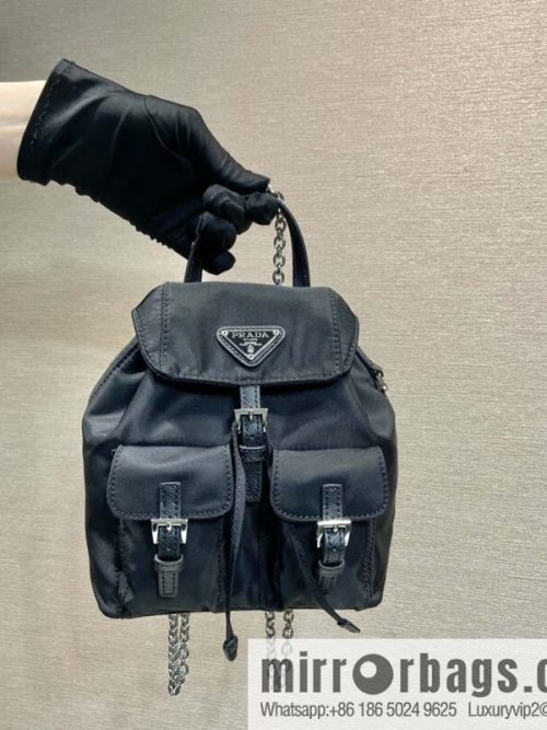 PRADA 🎉 mini backpack 🎉 1BH029 upgraded version 🎉🎉 black