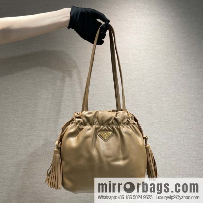 PRADA 🎉 new lucky bag 🎉 1BG541 small sheepskin 🎉🎉 brown