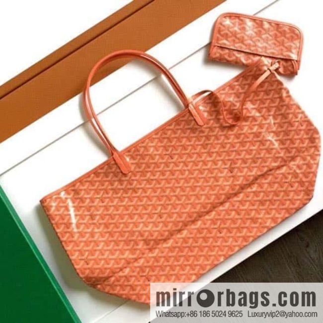 Goyard Saint Louis large bag tote bag shopping bag 020146L-coral powder
