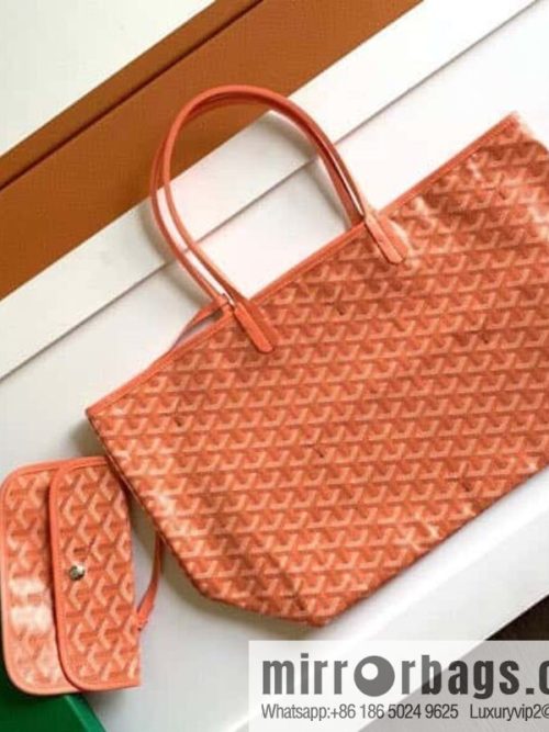 Goyard Saint Louis Small Shopping Bag 020146M-Coral Powder