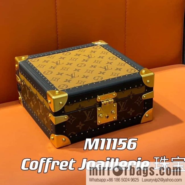 [Original order boutique] M11156 monogram/yellow flower, jewelry box box series M20040 yellow flower Coffret Joaillerie jewelry box