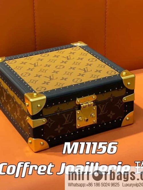 [Original order boutique] M11156 monogram/yellow flower, jewelry box box series M20040 yellow flower Coffret Joaillerie jewelry box