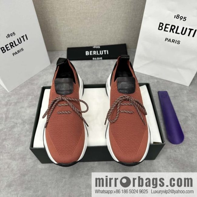 💋💍Berlut\'s new Shadow fly-knit sneakers