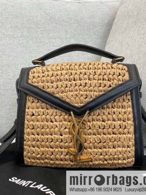 YSL #𝑪𝒂𝒔𝒔𝒂𝒏𝒅𝒓𝒂 mini woven handbag #623930