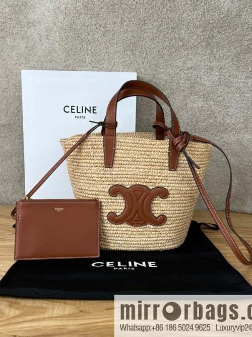 CELINE TEEN Plant material Wagyu leather (fabric) Soft classic basket bag 115802