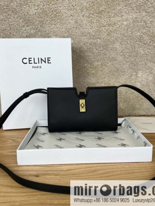 CELINE new Mini16 small satchel 100443 black