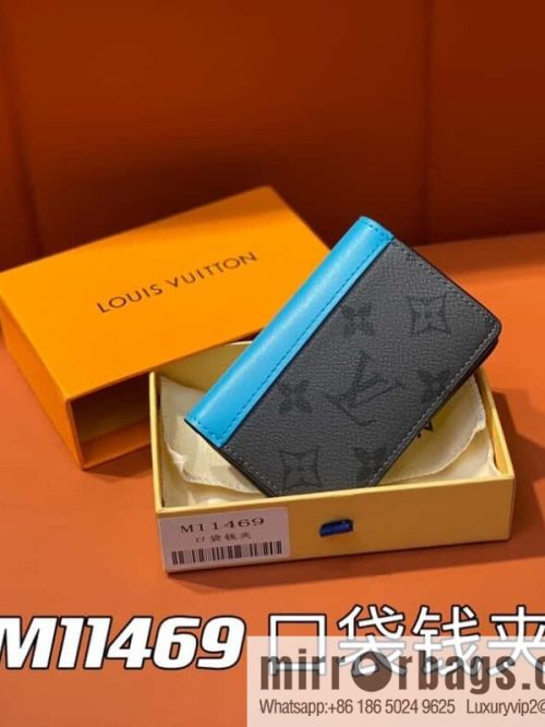 [Original order boutique] M11469 blue card holder wallet series, new in the season, pocket wallet