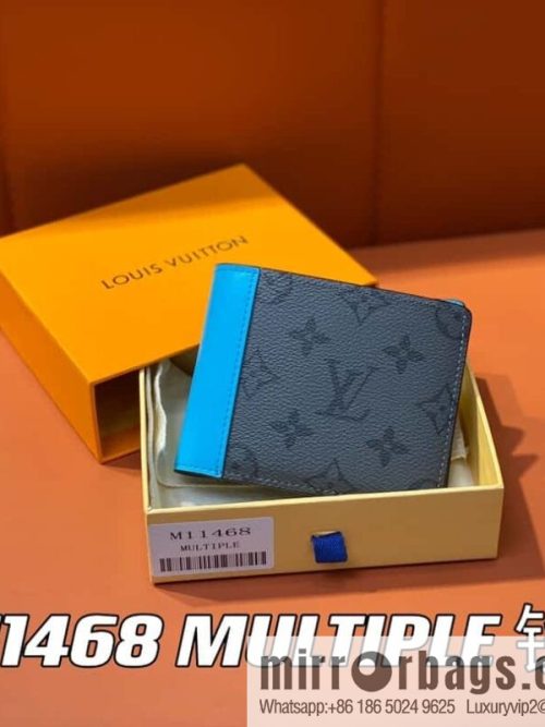 [Original order boutique] M11468 blue suit wallet series, the new MULTIPLE wallet of the season