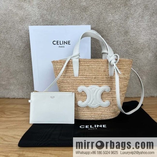CELINE TEEN Plant material Wagyu leather (fabric) Soft classic basket bag 115802