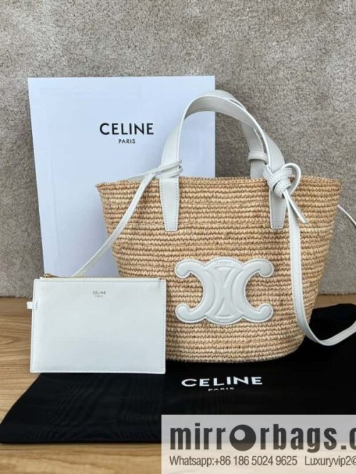 CELINE TEEN Plant material Wagyu leather (fabric) Soft classic basket bag 115802